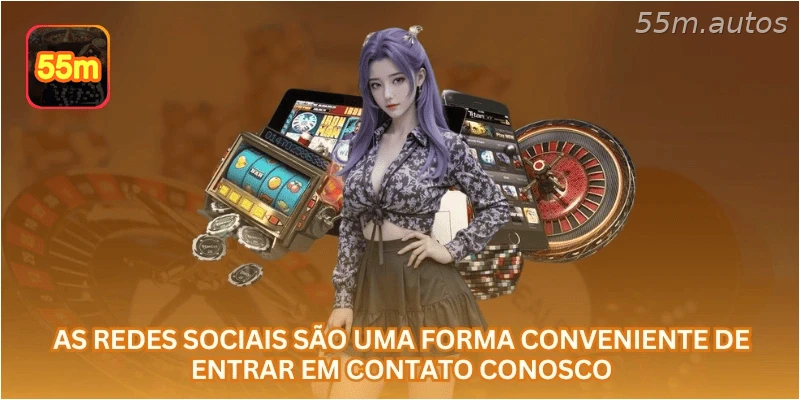 As redes sociais são uma forma conveniente de entrar em contato conosco.