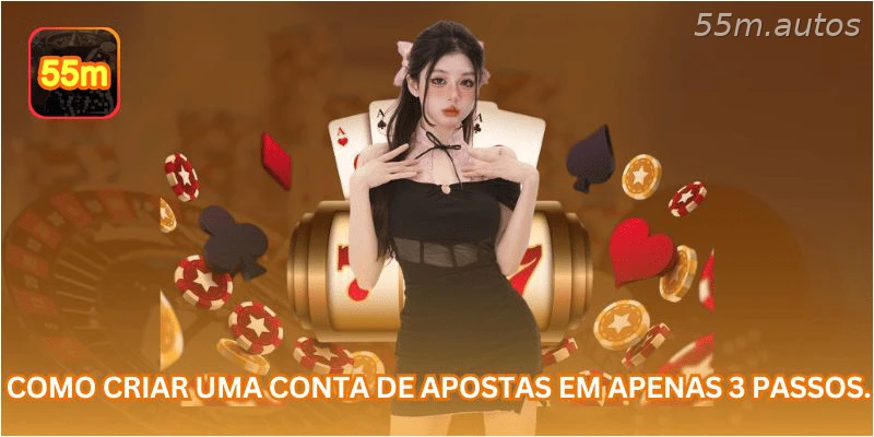 Como criar uma conta de apostas em apenas 3 passos.