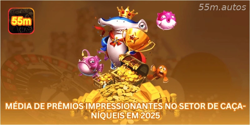 Média de prêmios impressionantes no setor de caça-níqueis em 2025.