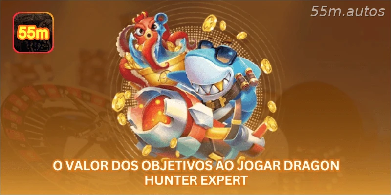 O valor dos objetivos ao jogar Dragon Hunter Expert